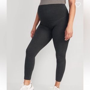 Maternity over belly leggings